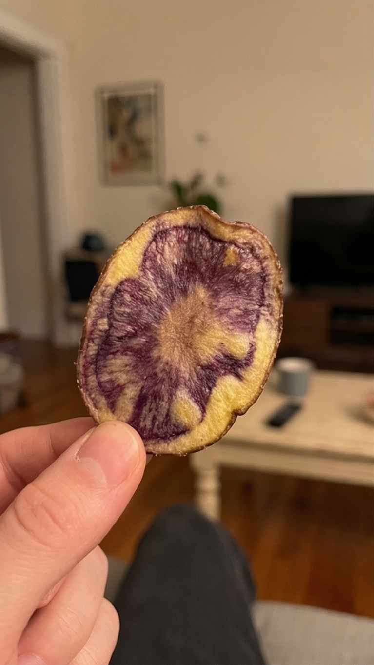 Detail chipsů Tiyapuy